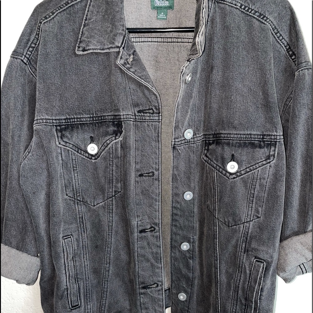 Wild Fable Grey Denim Jacket- Size Medium